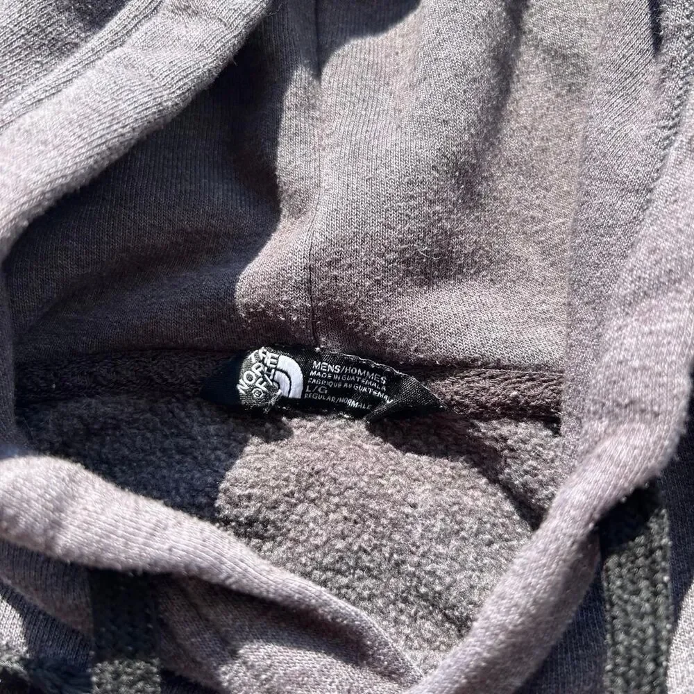 The-north-face Men's Grey and Black Hoodie